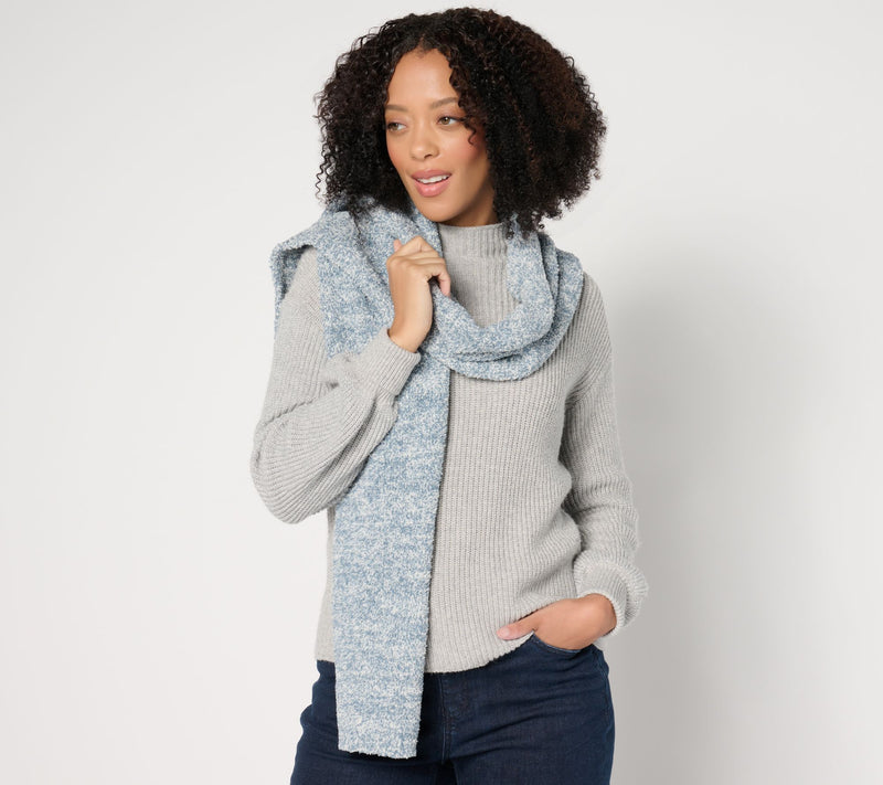 Barefoot Dreams CozyChic Heathered Scarf — View 7