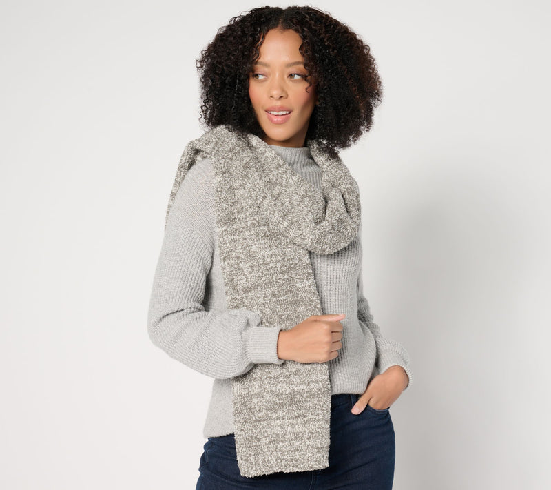 Barefoot Dreams CozyChic Heathered Scarf — View 9