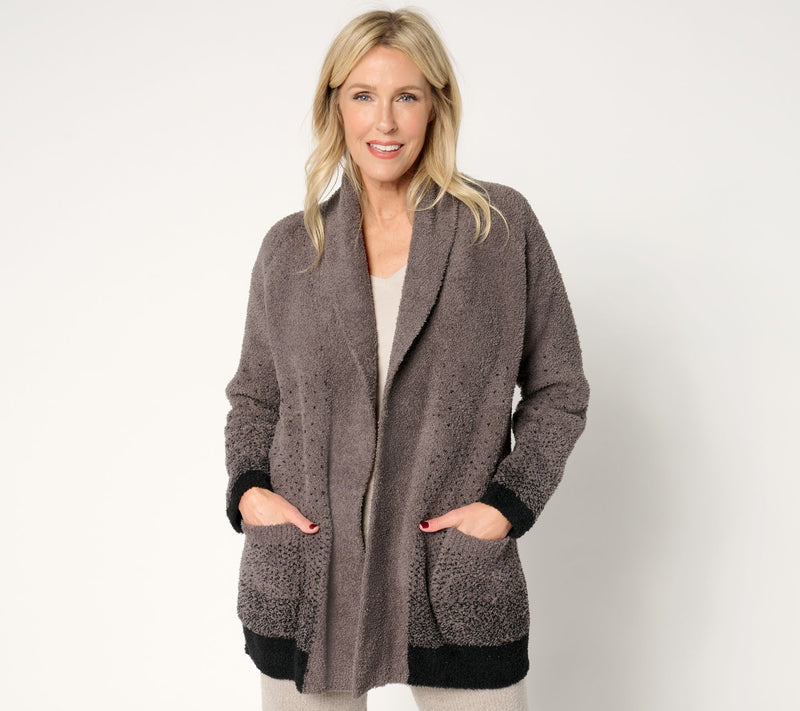 Barefoot Dreams CozyChic Confetti Shawl Cardi — View 9