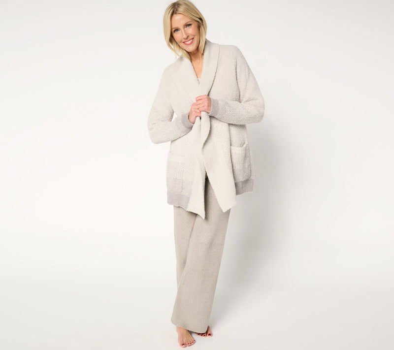 Barefoot Dreams CozyChic Confetti Shawl Cardi — View 11