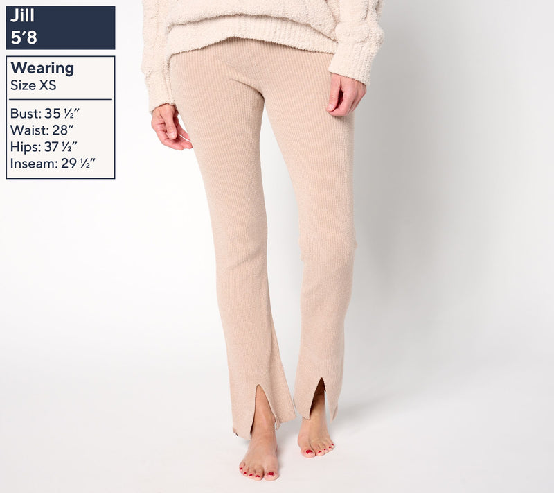 Barefoot Dreams CozyChic Ultra Lite Slim Slit Pant — View 2