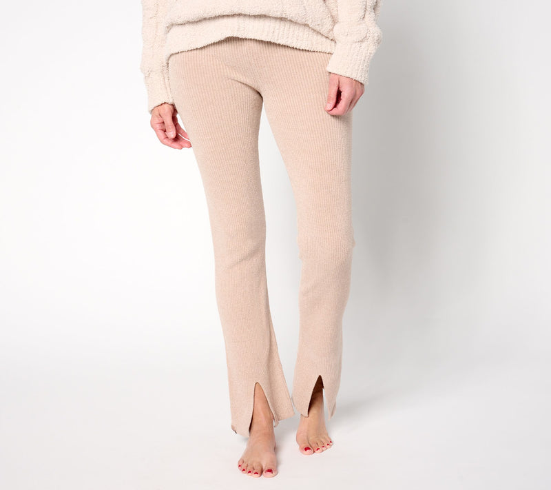 Barefoot Dreams CozyChic Ultra Lite Slim Slit Pant — Main view