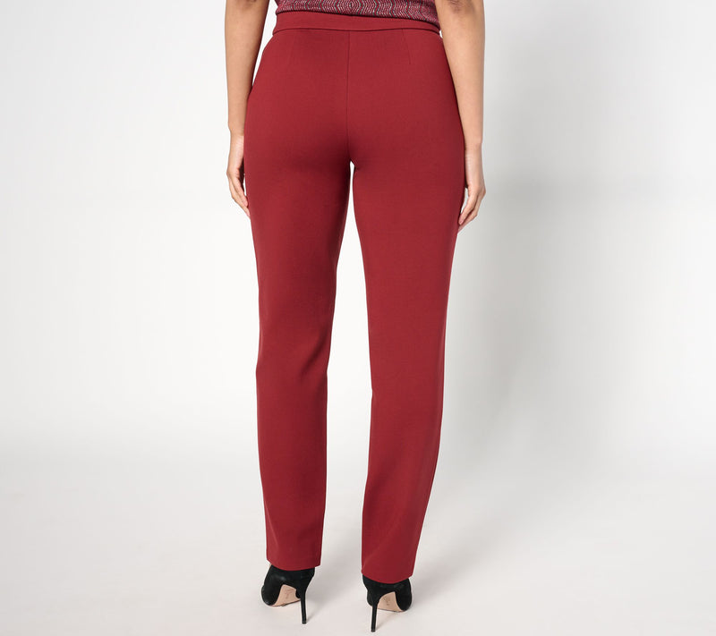 Dennis Basso Regular Straight Leg Ponte Knit Pant — View 12