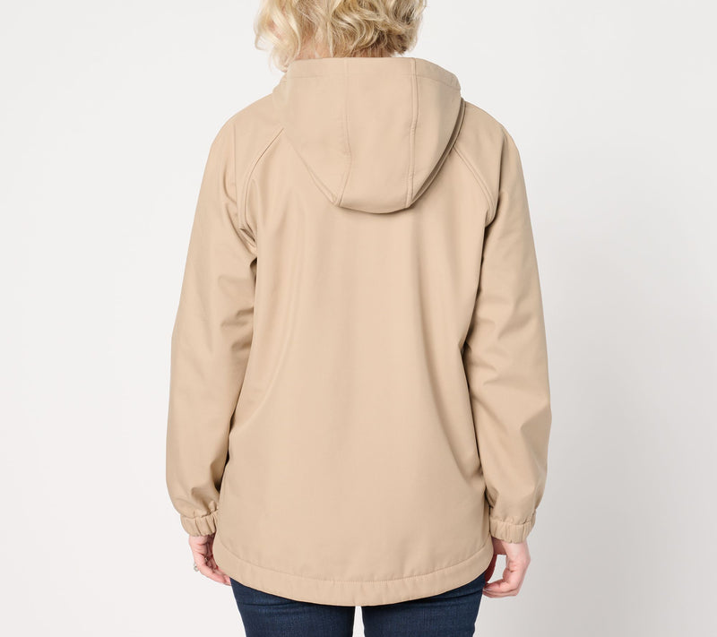 Dennis Basso V-Luxe Coat with Button Vent — View 8