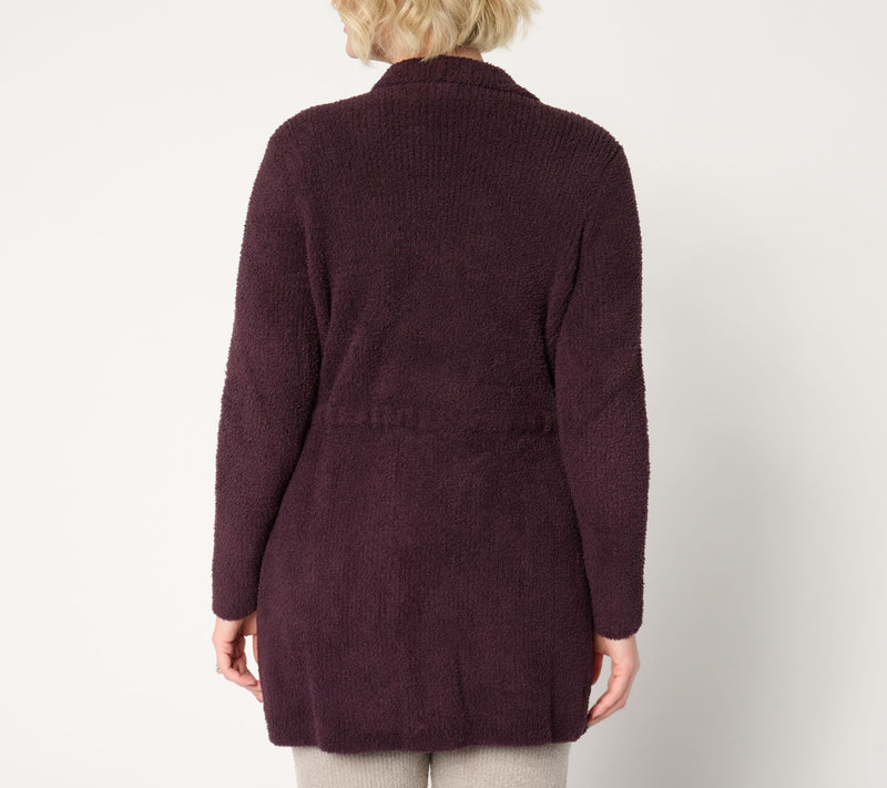 Barefoot Dreams CozyChic Waist Tie Cardi — View 12