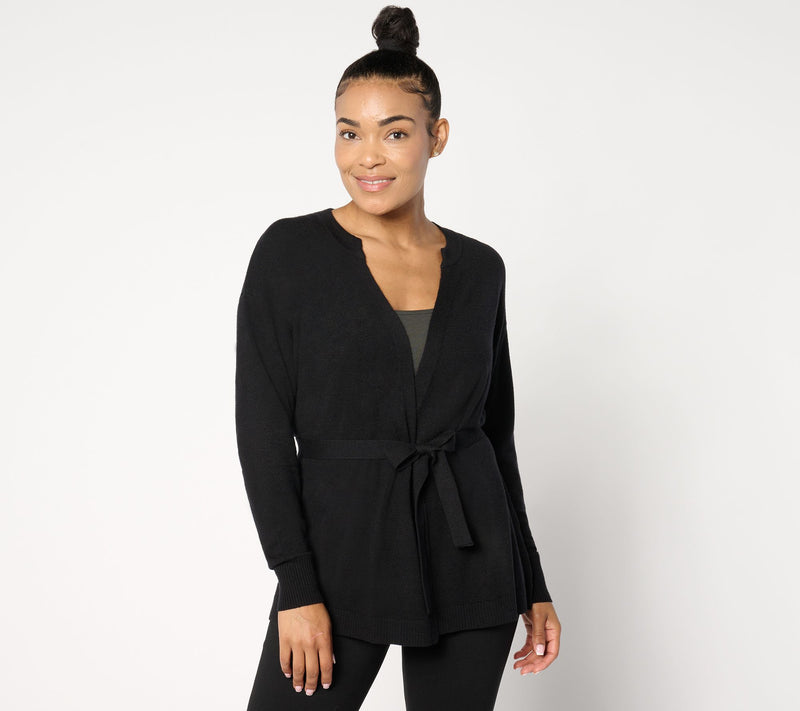BEAUTIFUL by Lawrence Zarian Wrap Front Belted Cardigan — View 5