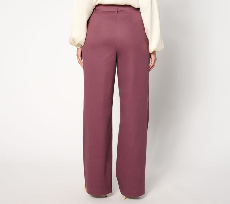 BEAUTIFUL by Lawrence Zarian Regular Stretch Cotton Sateen Trouser — View 12