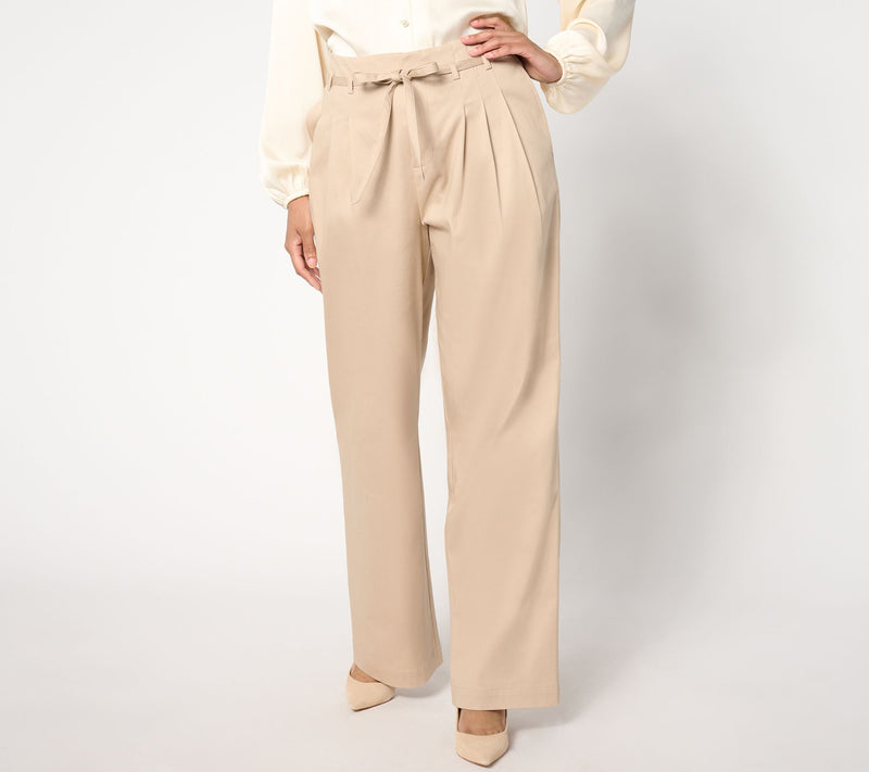 BEAUTIFUL by Lawrence Zarian Regular Stretch Cotton Sateen Trouser — Main view