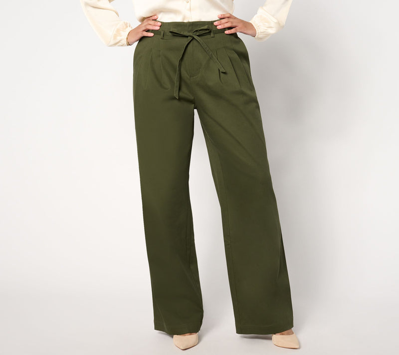 BEAUTIFUL by Lawrence Zarian Petite Stretch Cotton Sateen Trouser — View 7