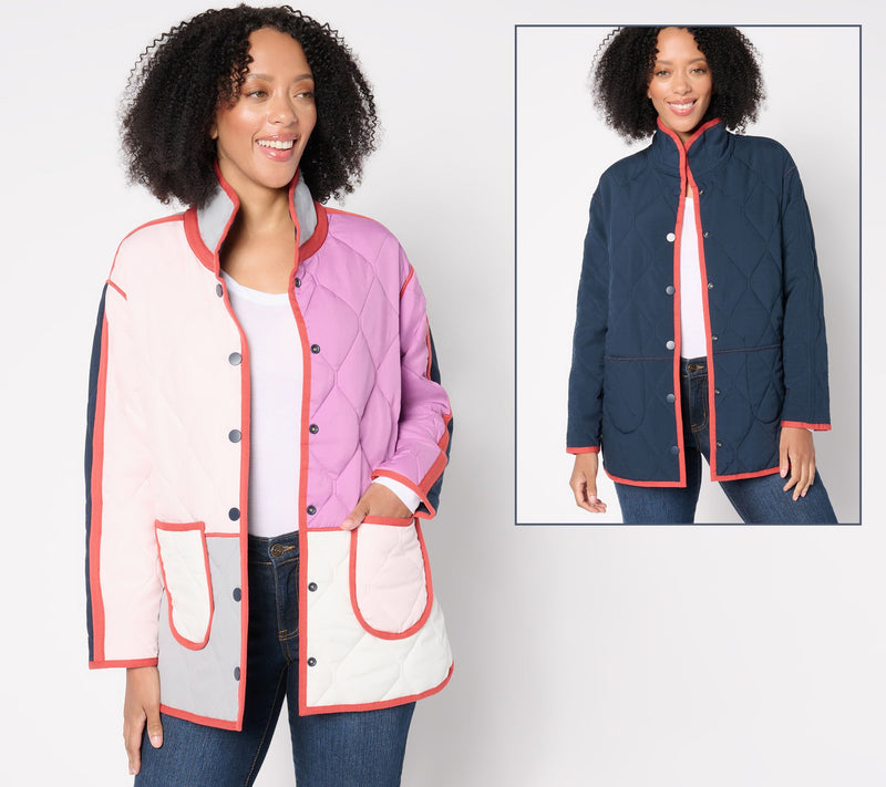 NIC+ZOE Mixed Up Reversible Coat — View 5