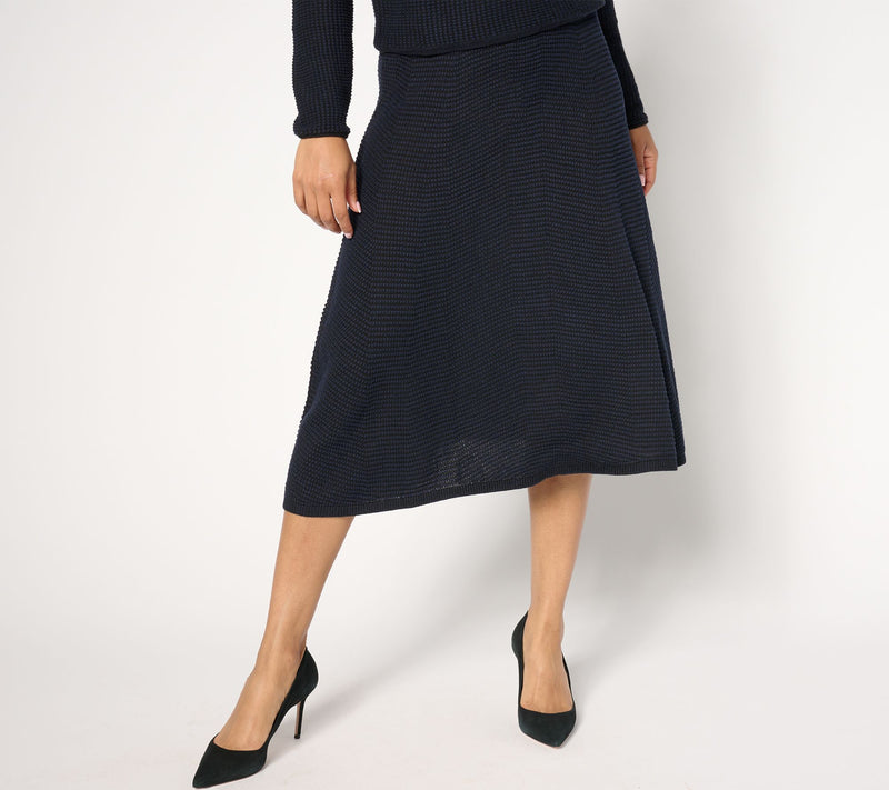 NIC+ZOE Pixel Knit Skirt — View 10