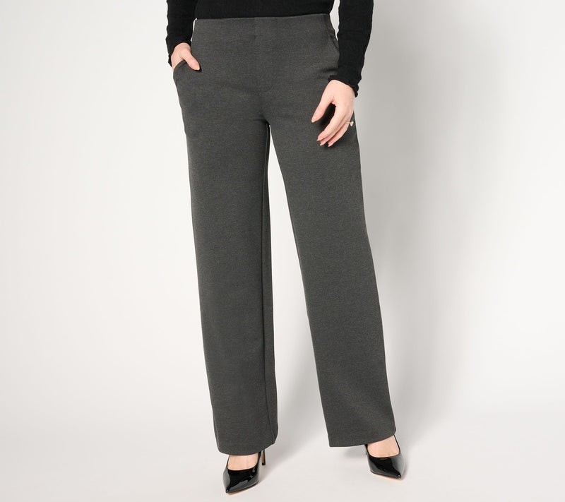 NIC+ZOE Drapey Ponte Wide Leg Pant — Main view