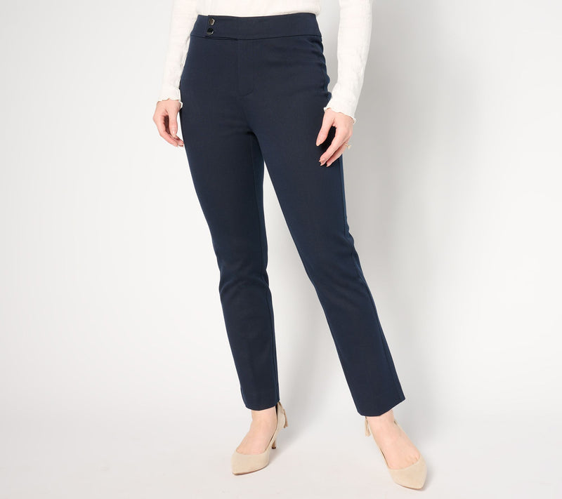 NIC+ZOE Straight Leg Plaza Pant — Main view