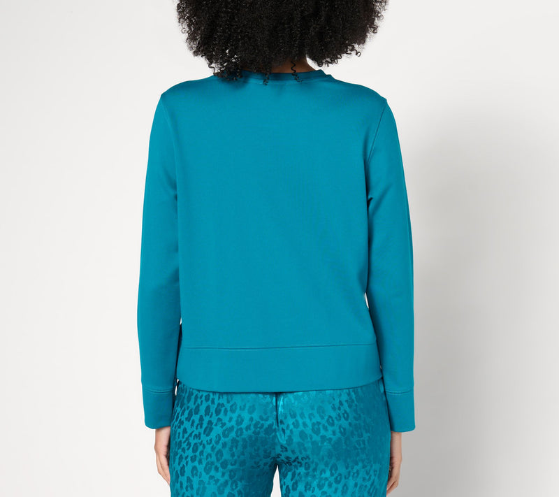 by Stacy London Core Ponte Knit Top — View 8