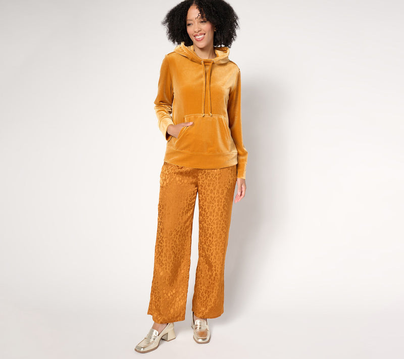 by Stacy London Plush Velvet Hoodie — View 11