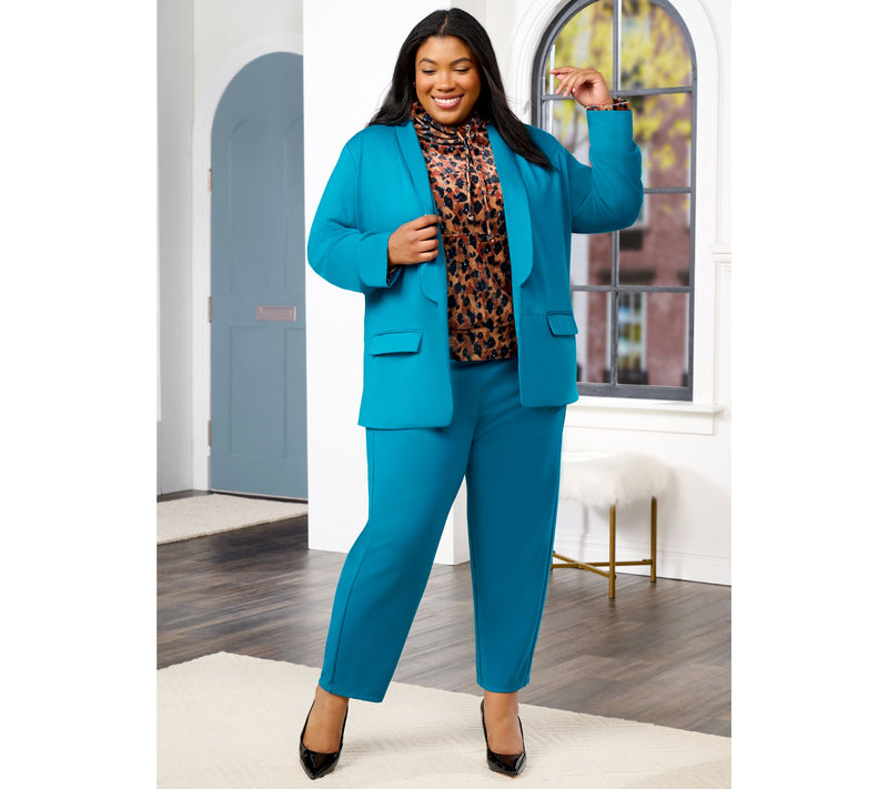 by Stacy London Plush Velvet Hoodie — View 13