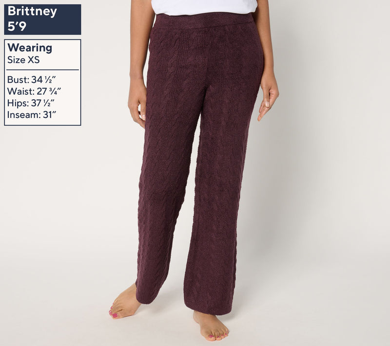 Barefoot Dreams Regular CozyChic Lite Cable Pant — View 2
