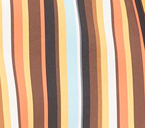 by Stacy London Printed Satin Button Front Shirt — View 6