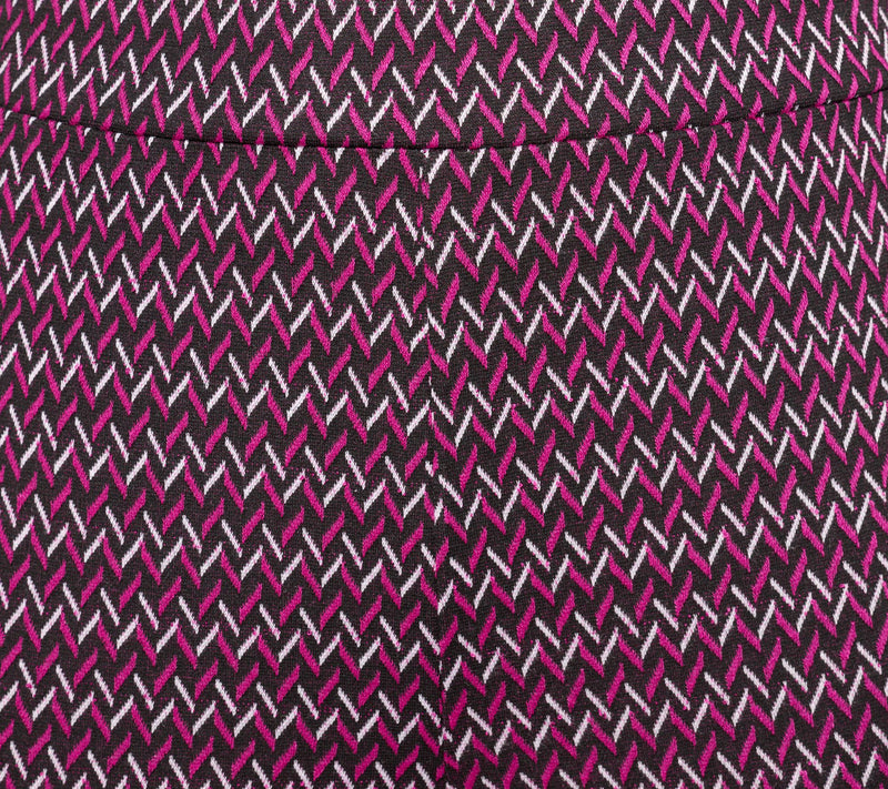by Stacy London Regular Patterned Knit Jacquard Flare Pant — View 8