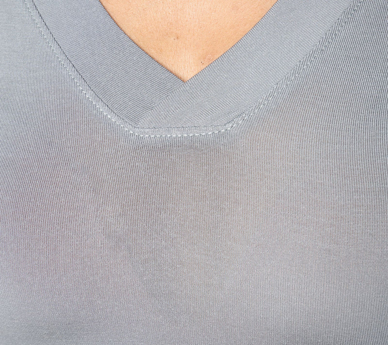 Barefoot Dreams Modal Double V-Neck Tee — View 13