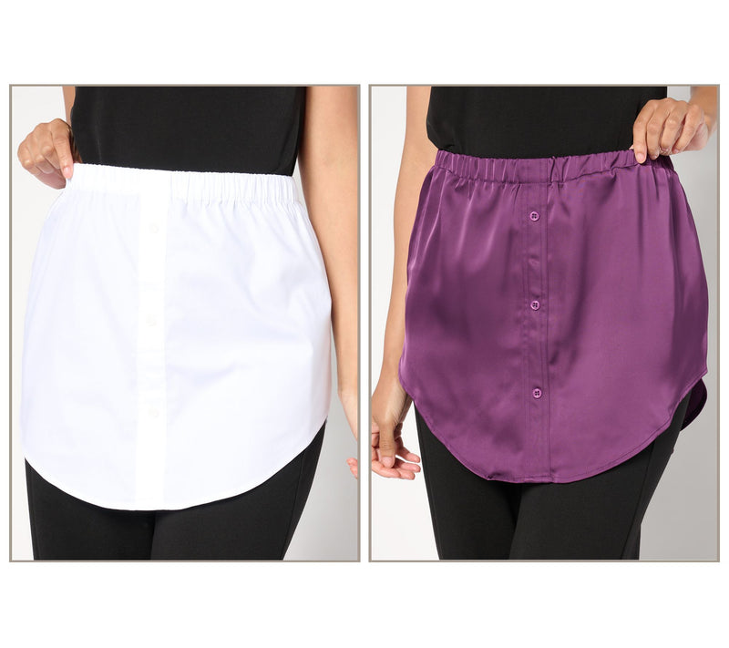 by Stacy London Addable Shirt Skirt 2 Pack — View 12