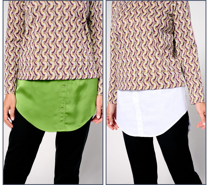 by Stacy London Addable Shirt Skirt 2 Pack — View 7
