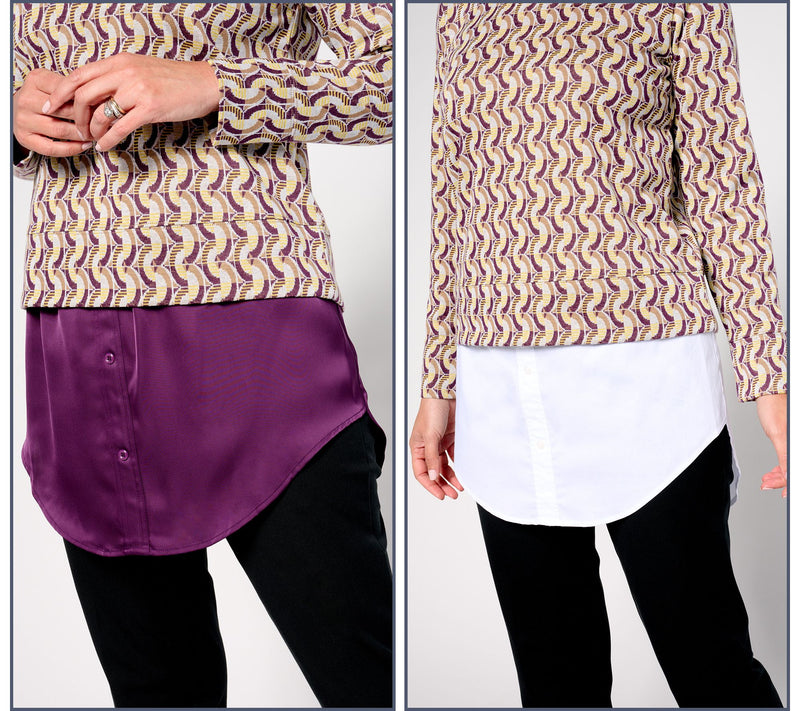 by Stacy London Addable Shirt Skirt 2 Pack — View 3
