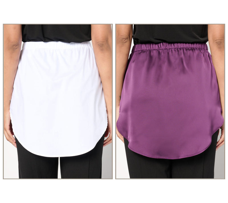 by Stacy London Addable Shirt Skirt 2 Pack — View 13