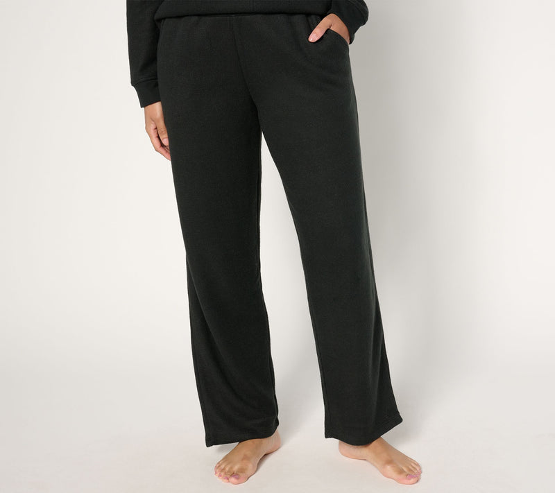 Cuddl Duds Jersey Back Sweater Lounge Pant — View 12