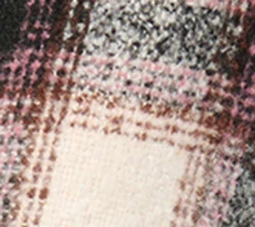 Belle by Kim Gravel Mad for Plaid Fringe Belted Boucle Shacket — View 7