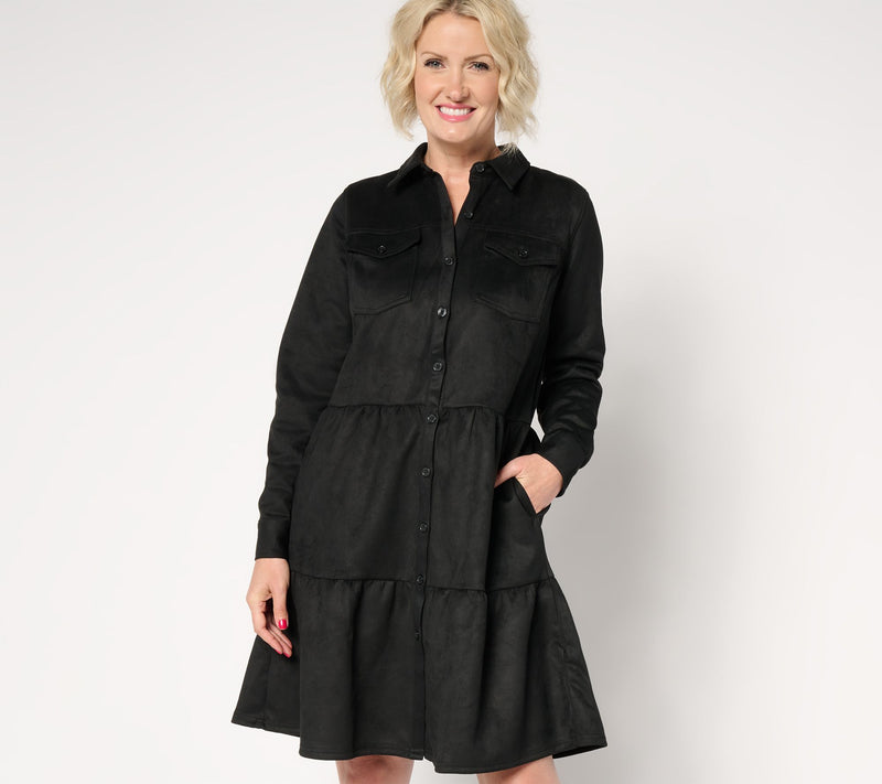 Belle Boho by Kim Gravel PerSuede Me Wanderlust Tiered Dress — View 7