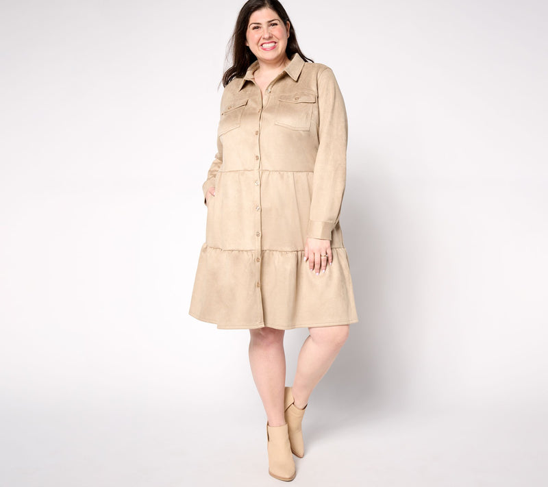Belle Boho by Kim Gravel PerSuede Me Wanderlust Tiered Dress — View 8