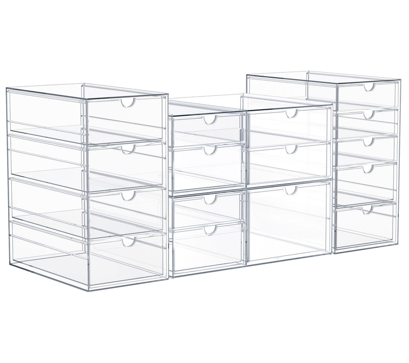 Sorbus 16-Drawer Acrylic Organizer for Makeup — Main view