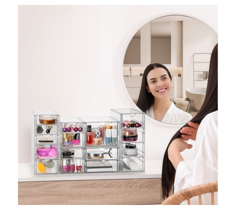 Sorbus 16-Drawer Acrylic Organizer for Makeup — View 7