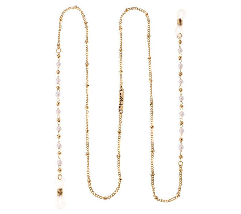 Ettika Dainty Pearl Glasses Chain — View 4