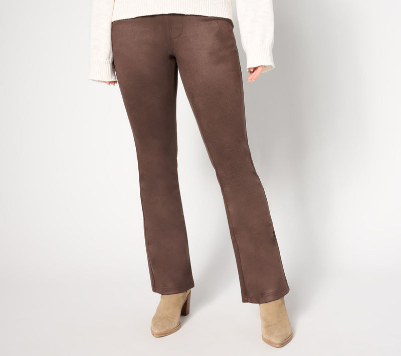 Belle by Kim Gravel Petite PerSuede Me 5 Pocket Boot Cut Jean — View 9