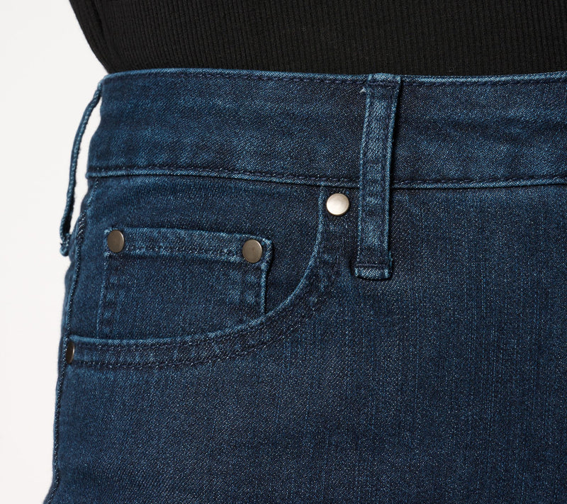 BEAUTIFUL by Lawrence Zarian Regular Baby Boot Jean- Indigo — View 7