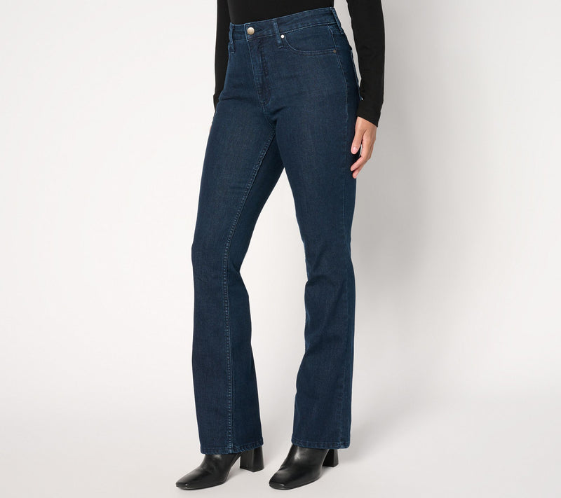 BEAUTIFUL by Lawrence Zarian Regular Baby Boot Jean- Indigo — View 3