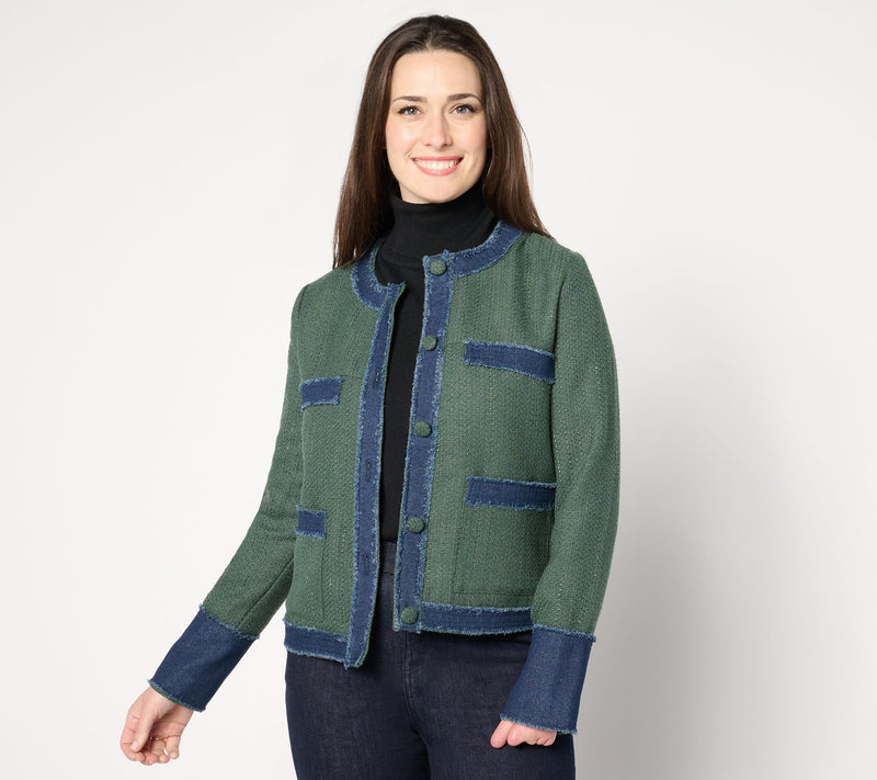 Studio Park x Shawn Killinger Mixed Media Lady Jacket — View 5