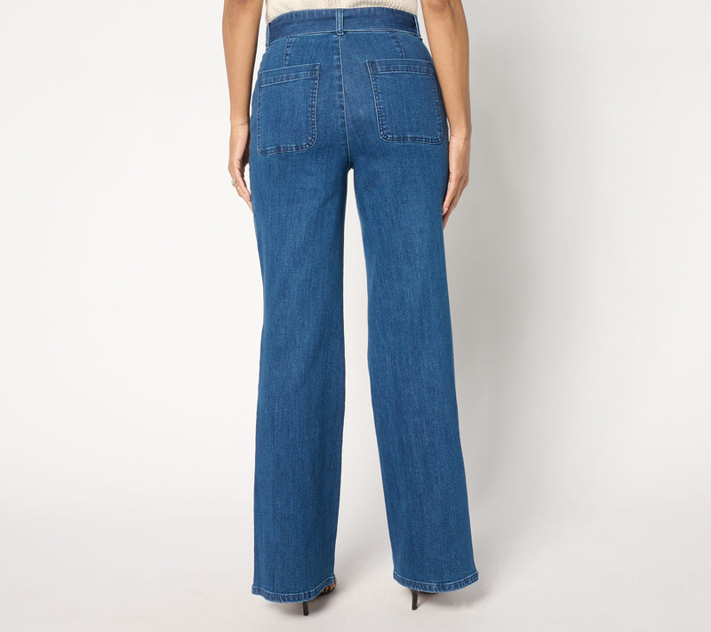 Studio Park x Shawn Killinger Regular Self-Belted Flare Jean — View 4