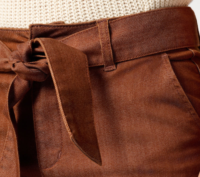 Studio Park x Shawn Killinger Regular Self-Belted FlareJean-Mocha — View 5