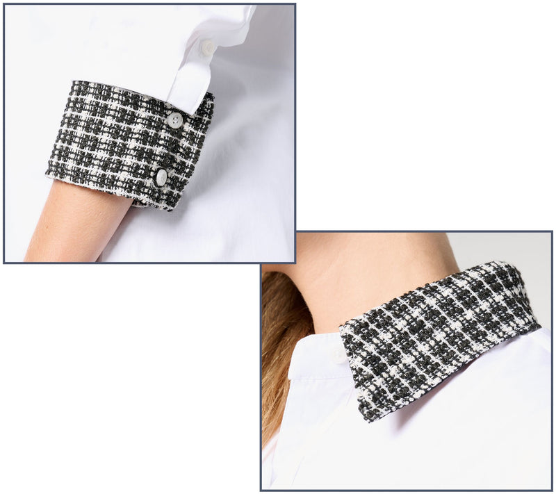 by Stacy London Addable Boucle Collar & Cuffs — View 3
