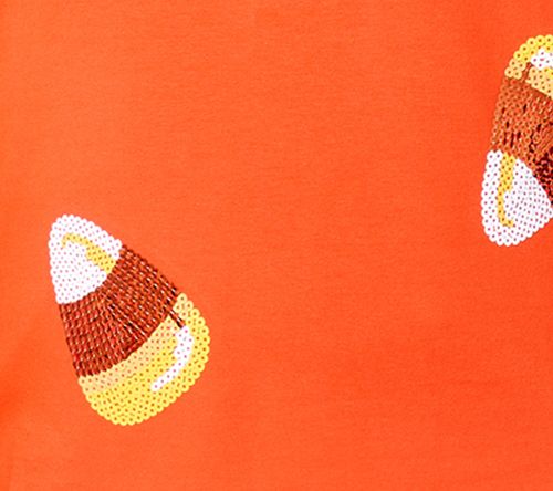 Quacker Factory Kisses of Autumn Sequin French Terry Top — View 2