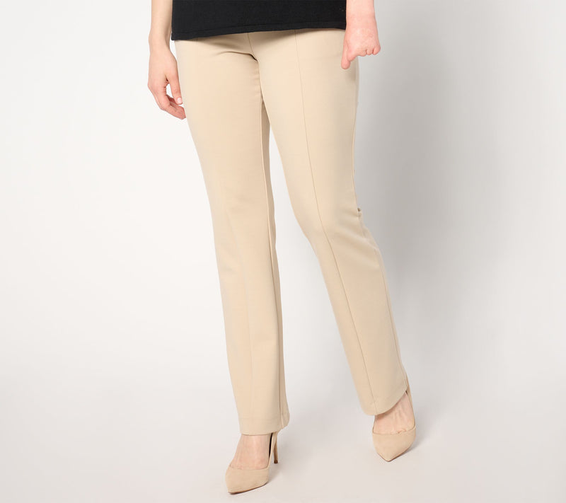 Isaac Mizrahi Live! Regular Icon Crepe Baby Bootcut Pants — View 12
