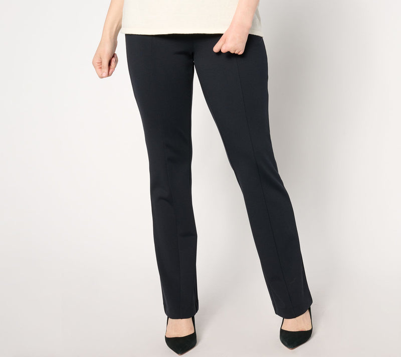 Isaac Mizrahi Live! Tall Icon Crepe Baby Bootcut Pants — View 11