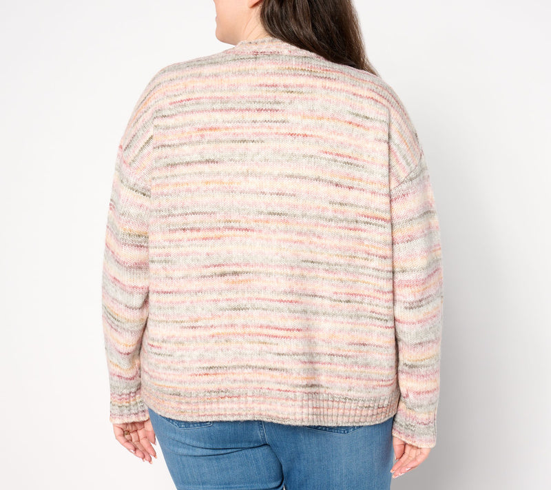 Me by Jennie Garth Cara Space Dye Cardigan — View 2