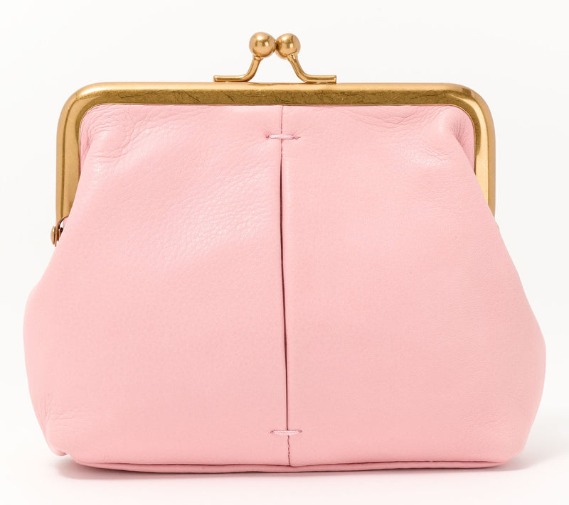 American Leather Co. Wolfe Frame Leather Kisslock Clutch — View 12