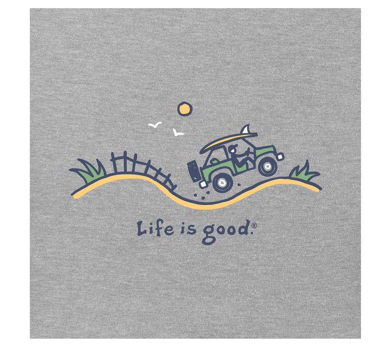 Life is Good Men's Off-Road Beach Crusher Tee — View 4