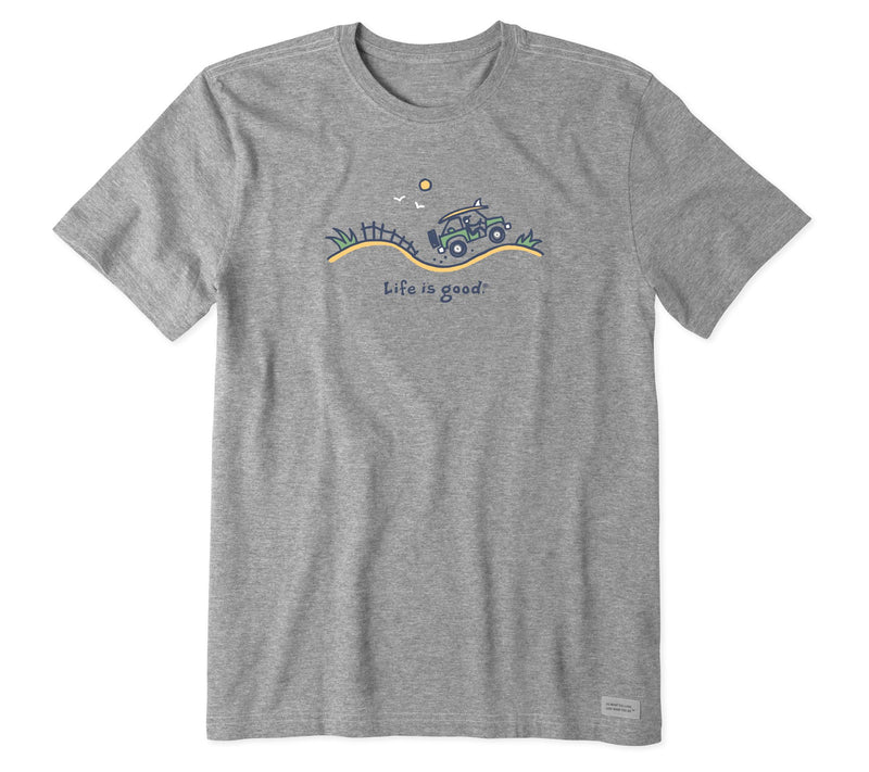 Life is Good Men's Off-Road Beach Crusher Tee — View 3