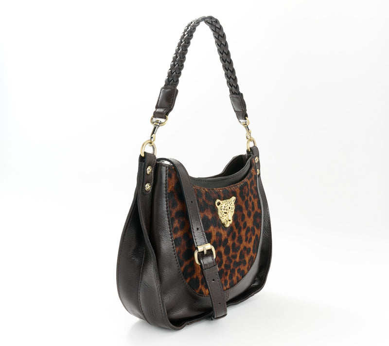 Patricia Nash Camille Haircalf Hobo Crossbody — View 4